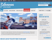 Tablet Screenshot of cycleinjury.co.uk